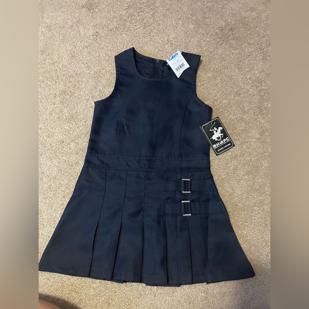 Beverly Hills Polo Club Navy Kids Dress